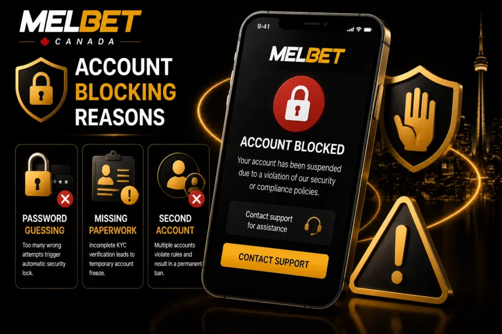 Account Blocking Reasons