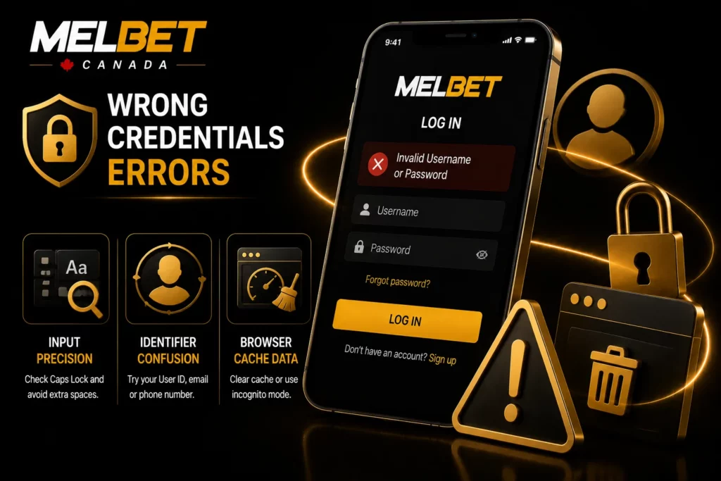 Wrong Credentials Errors