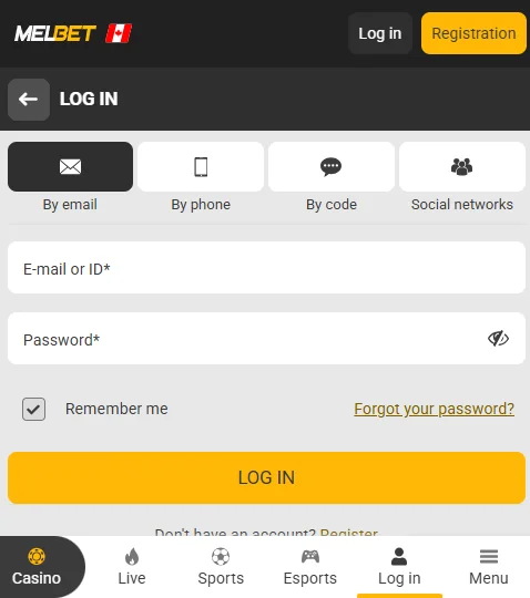 First Login Process